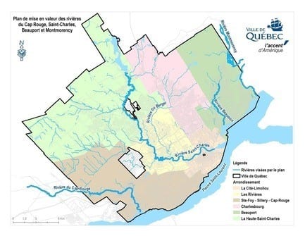 Press kit - Press release - Call for tenders by City of Québec for the Cap Rouge, Saint-Charles, Beauport and Montmorency rivers - City of Quebec