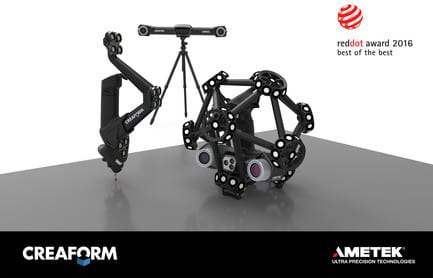 Press kit - Press release - Creaform’s new quality control lineup wins renowned Red Dot: Best of the Best! - Creaform