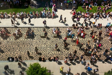 Press kit | 1010-05 - Press release | DANCE FLOOR by Jean Verville architect at Montreal Museum of Fine Arts - Jean Verville architecte - Art - Photo credit:  Maxime Brouillet 