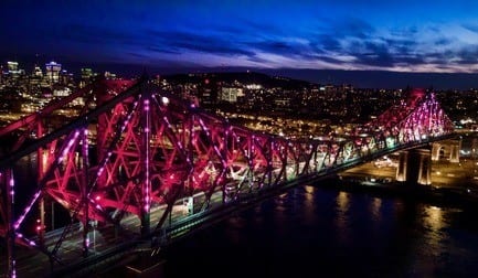 Press kit - Press release - Illumination of the Jacques-Cartier Bridge | Creating the World's Most Connected Bridge - Moment Factory