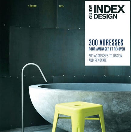 Press kit - Press release - Index-design lance la 7e édition du Guide – 300 adresses design pour aménager et rénover - Index-Design