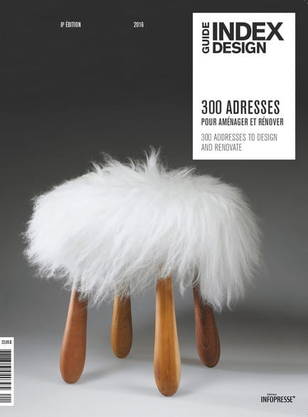 Press kit - Press release - Index-design launches the 8th edition of theGuide - 300 Adresses design pour aménager et rénover - Index-Design