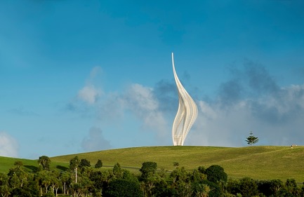 Press kit | 1022-05 - Press release | JACOB'S LADDER,Gibbs Farm Sculpture Park, New Zealand - Gerry Judah - Art - Photo credit: David Hartley-Mitchell