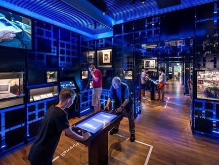 Press kit - Press release - Kossmann.dejong Designs New Permanent Exhibition for the Swiss Museum of Communication - Kossmann.dejong, exhibition architects