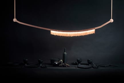 Press kit - Press release - Larose Guyon's new lighting fixtures collection /Les Ateliers Guyon's new hanging chair - Larose Guyon