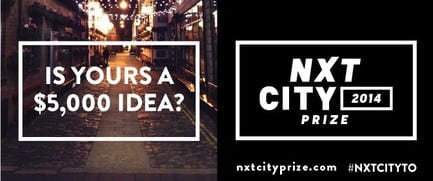Press kit - Press release - Less than one month left to submit to the NXT City Prize with an opportunity to win $5,000 - NXT City Prize