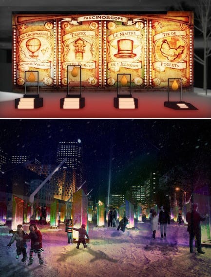 Press kit - Press release - Luminothérapie Competition: And the winners for 2014-2015 are... - Bureau du design - Ville de Montréal