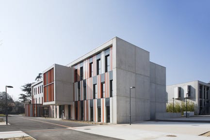 Press kit - Press release - New building at Albert Einstein High School in Bagnols sur Cèze - NBJ architectes