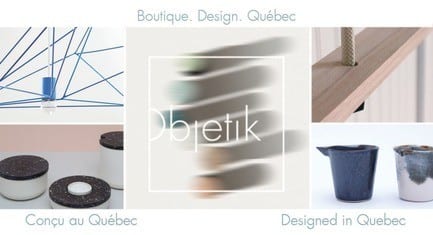 Press kit - Press release - Objetik: An Online Space for Quebec Design - Objetik