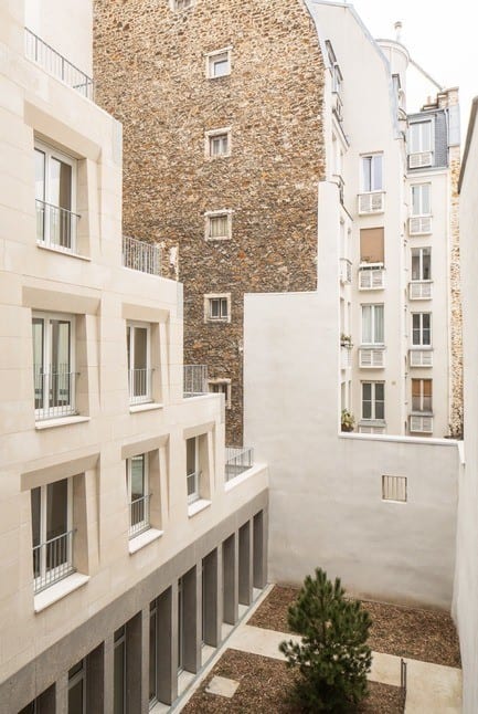 Press kit - Press release - Social Housing Units in Massive Stone - Barrault Pressacco architectes