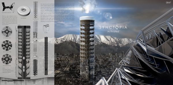 Synctopia: Air Purification Skyscraper for Tehran