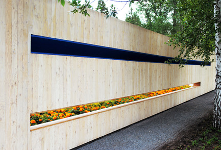 Press kit | 837-10 - Press release | The 16th International Garden Festival at Les Jardins de Métis / Reford Gardens will BUZZ in 2015! - International Garden Festival / Reford Gardens - Landscape Architecture -  SECRET ORANGE<br>by Nomad Studio [William E. Roberts, Laura Santin] New York, United States  <br><br>Playing with the perception and the way we respond around enclosed areas, the garden explores the orange dimension by isolating this visual characteristic from numerous stimuli that complete the perception through our senses.<br><br>  www.thenomadstudio.net<br>   - Photo credit:  Sylvain Legris 
