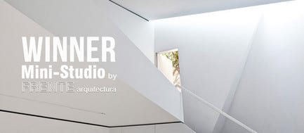 Press kit - Press release - Three-times winner Mini-Studio - FRENTE arquitectura