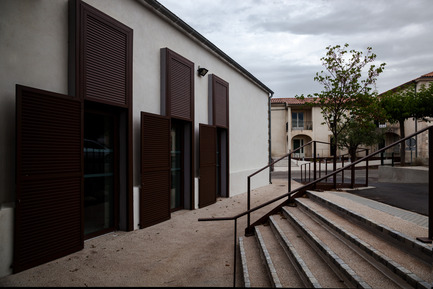 Press kit | 921-09 - Press release | Jacou wedding room - NBJ architectes - Institutional Architecture - Wedding room of Jacou exterior - Photo credit: Leslie Verdet