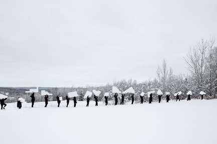 Press kit | 1010-10 - Press release | B15 - Jean Verville Architect + Professor + KROY + Maxime Brouillet Photographer + Workshop 3500A18JV/School of Architecture, Laval University - Art - Photo credit: Maxime Brouillet