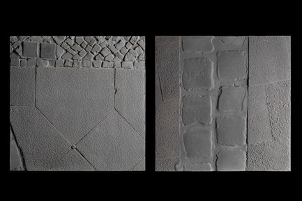 Press kit | 3823-01 - Press release | Berlin Bar, Moscow - Thilo Reich - Commercial Interior Design - Castings of pavement segments - Stolpersteine; Berlin Wall - Photo credit: Ivan Erofeev