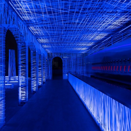 Press kit | 3849-01 - Press release | Hacking visual perception, Alberto Caiola cross-pollinates classical archetypes with virtual hues - Alberto Caiola Studio - Commercial Interior Design - Photo credit: Dirk Weiblen 