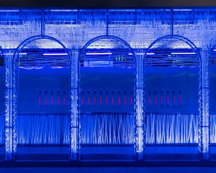 Press kit | 3849-01 - Press release | Hacking visual perception, Alberto Caiola cross-pollinates classical archetypes with virtual hues - Alberto Caiola Studio - Commercial Interior Design - Photo credit: Dirk Weiblen
