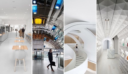 Press kit | 809-27 - Press release | Meet the Finalists of the 2019 AZ Awards - AZURE - Competition - <b><i>Commercial/Institutional Interiors</i></b><br><br><b>i29 Interior Architects:</b> Museum Princessehof, Leeuwarden, The Netherlands<br><br><b>Paul Raff Studio:</b> Atmospheric Lens, Toronto, Canada<br><br><b>Pone Architecture: </b>Poly Hele International Art Center – Bubble Arts, Hubei, China<br><br><b>Tacklebox Architecture: </b>Claus Porto New York, New York City, U.S.<br> - Photo credit: AZURE