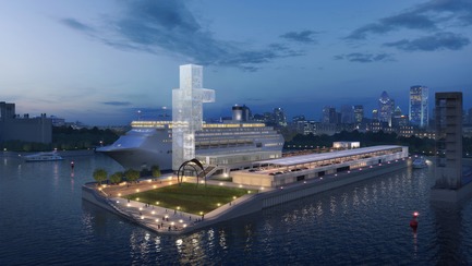 Press kit | 952-27 - Press release | The Port of Montreal’s Grand Quay: a new cruise terminal and a promenade on the green esplanade - Provencher_Roy - Urban Design - The Port of Montreal’s Grand Quay in 2021 - Photo credit: Provencher_Roy