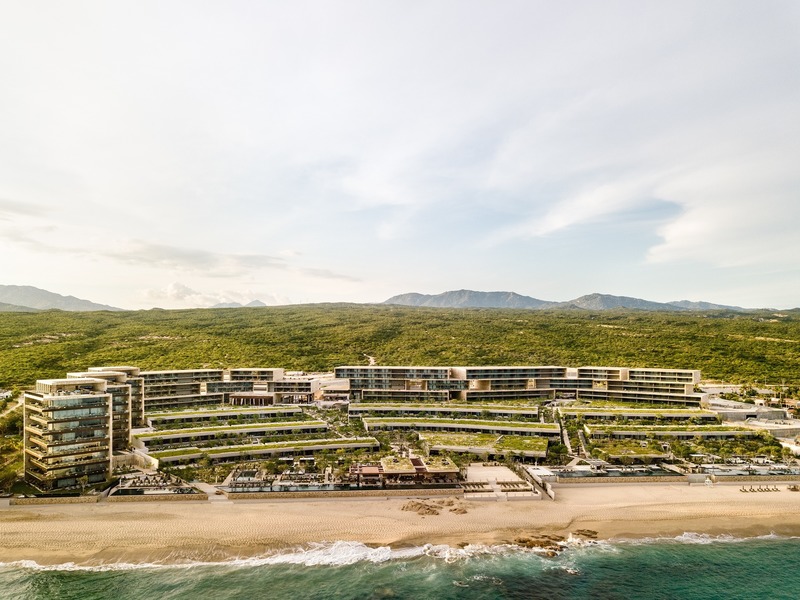 Press kit | 3120-02 - Press release | Solaz Los Cabos Hotel - Sordo Madaleno Arquitectos - Commercial Architecture - Aerial View - Photo credit: © Sordo Madaleno Arquitectos, photo by Rafael Gamo