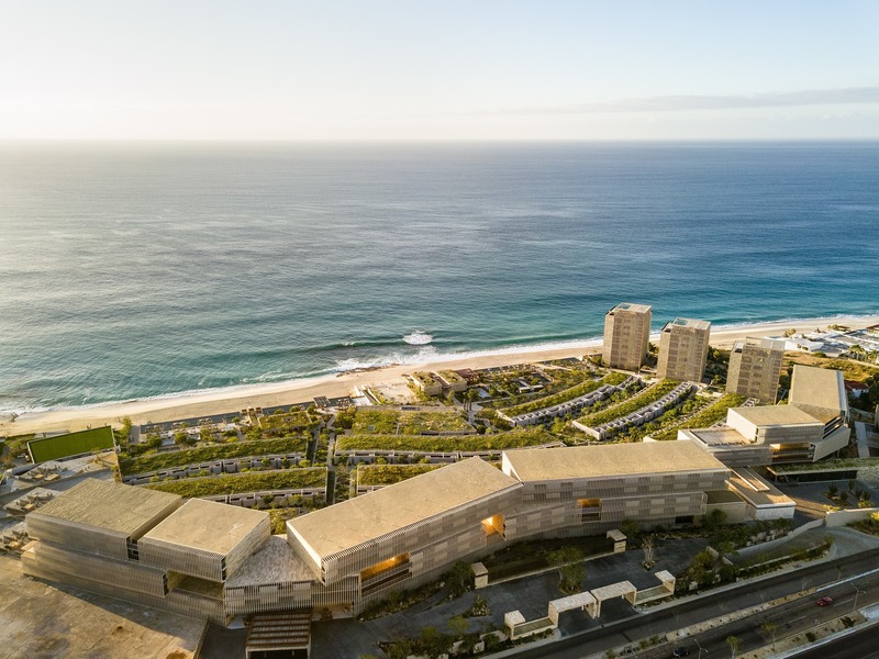 Press kit | 3120-02 - Press release | Solaz Los Cabos Hotel - Sordo Madaleno Arquitectos - Commercial Architecture - Aerial View - Photo credit: © Sordo Madaleno Arquitectos, photo by Rafael Gamo