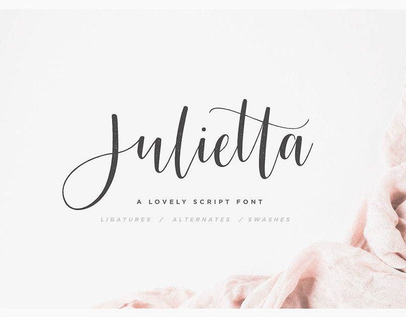 Julietta Script Font - Dezign Ark