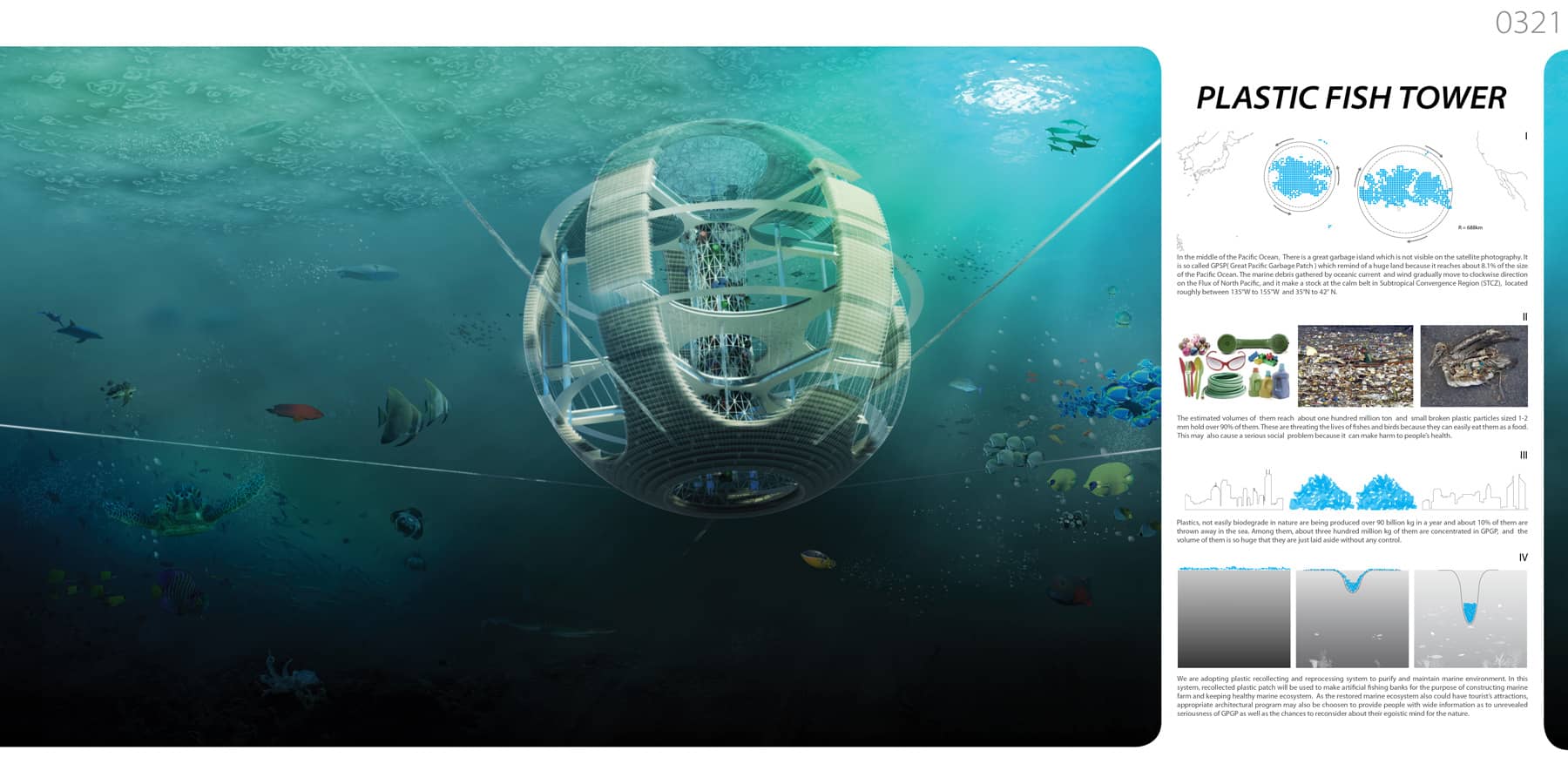 Plastic Fish Tower Plastic Fish Tower