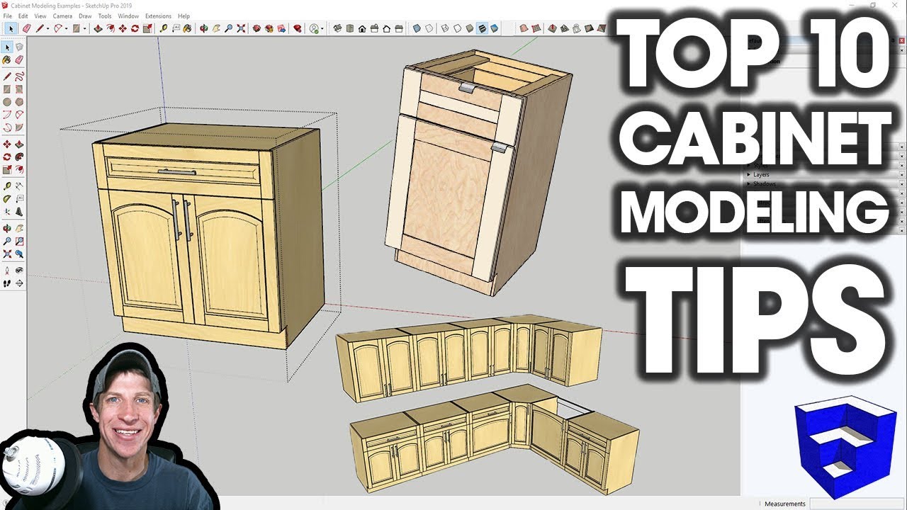 Top 10 Tips for MODELING CABINETS in SketchUp - Dezign Ark
