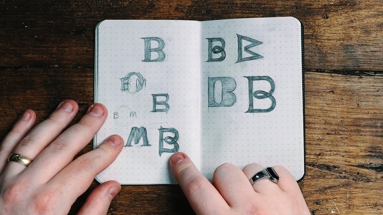 A Look Inside My Logo Sketchbooks... 🤔Sketchbook Tour! Dezign Ark