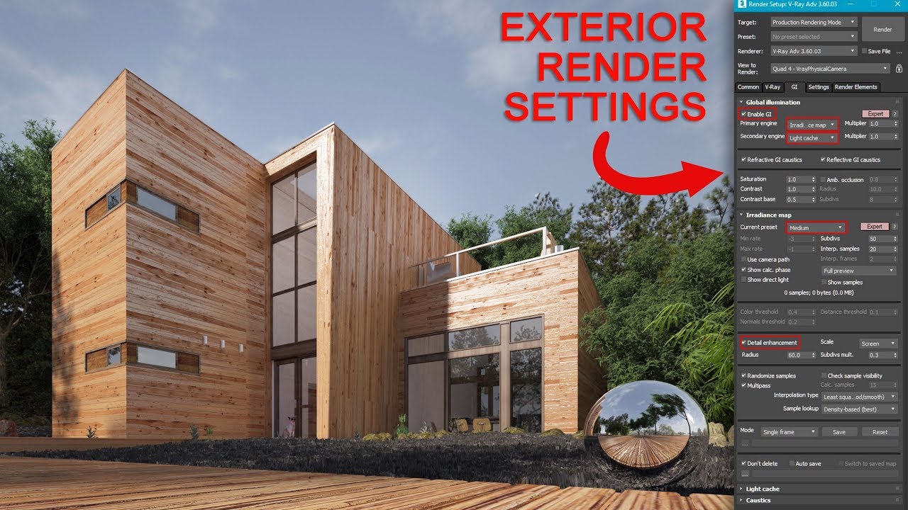 vray settings for 3ds max