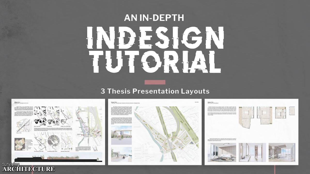 architectural thesis format