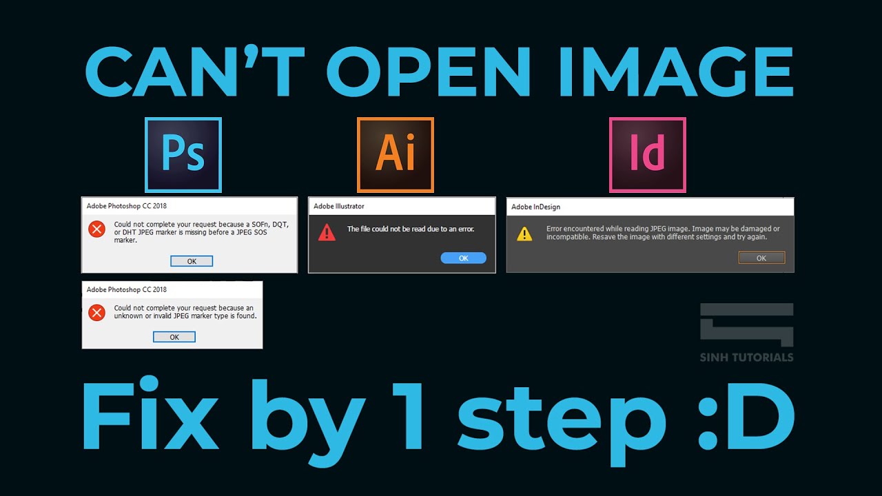 Ошибка could not open. Photoshop Error. INDESIGN sorry an Error occurred. Could not complete your request because a Sofn, DQT, or DHT jpeg Marker is missing before a jpeg SOS Marker.. Serenity_Marker_and_Danger_Marker.JFIF.