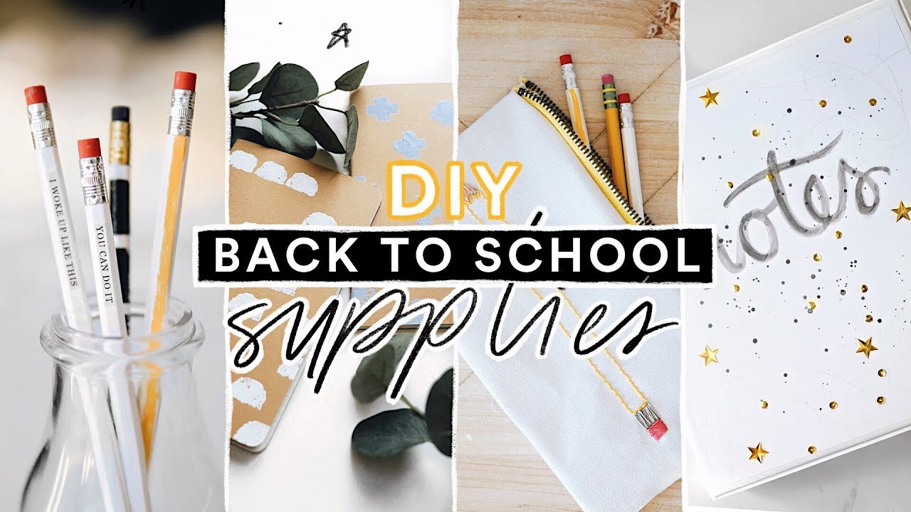 DIY BACK TO SCHOOL SUPPLIES + STATIONERY ️📓 Super Cute