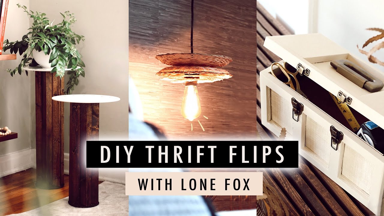 DIY THRIFT FLIP DECOR with Lone Fox - Dezign Ark