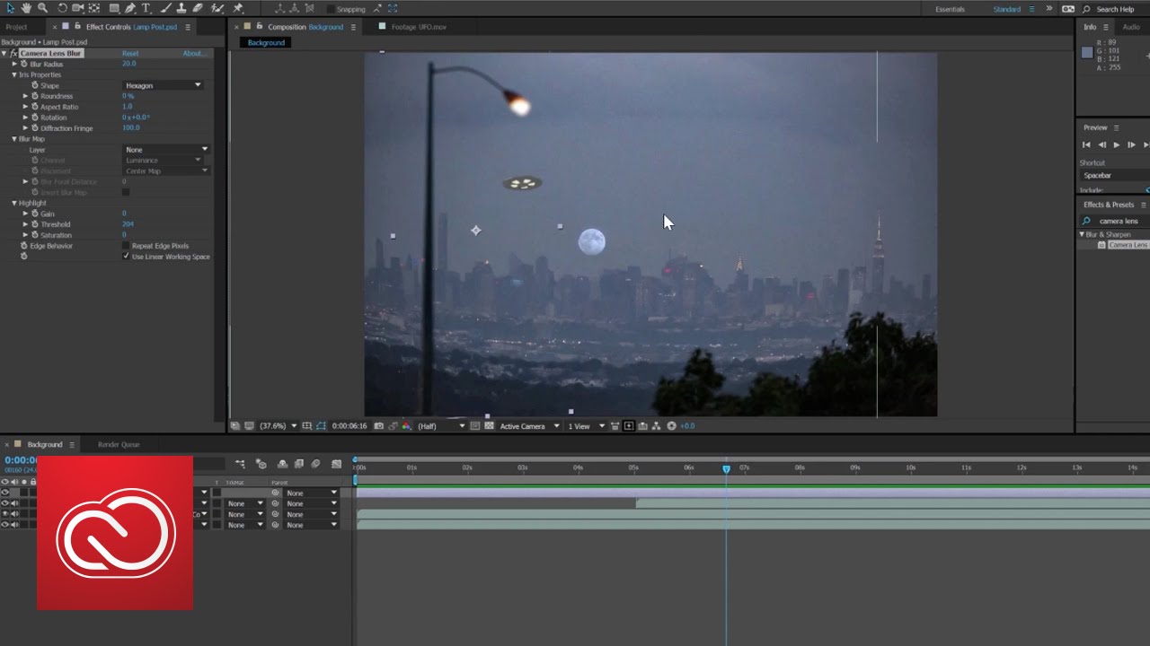 adobe after effects use snapshot