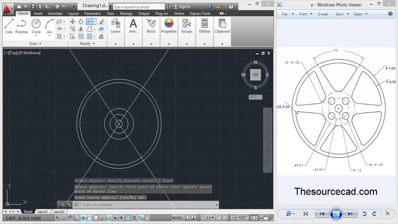 2D drawing using AutoCAD Drawing 2 Dezign Ark