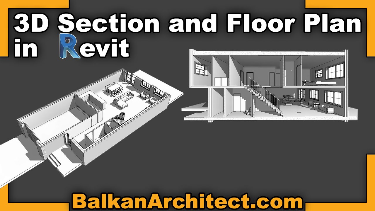 3D Section And Floor Plan In Revit - Beginner Tutorial - Dezign Ark