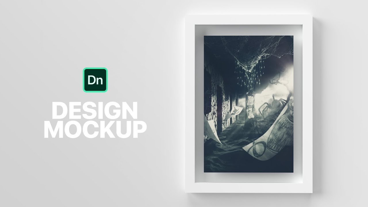 Download Adobe Dimension Mockup Tutorial | Photorealistic 3D Frame - Dezign Ark