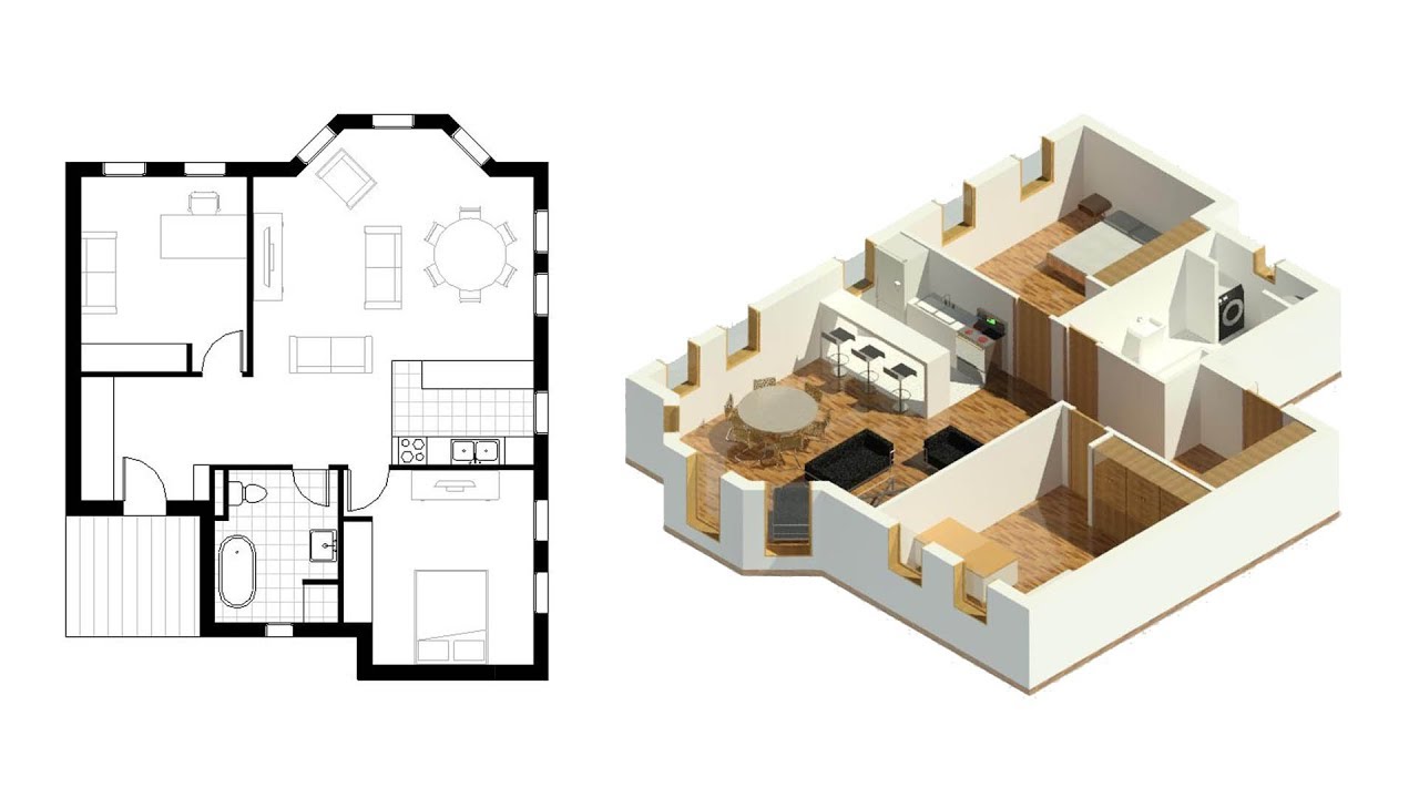 Beginner Revit Tutorial 2D To 3D Floor Plan part 2 Dezign Ark