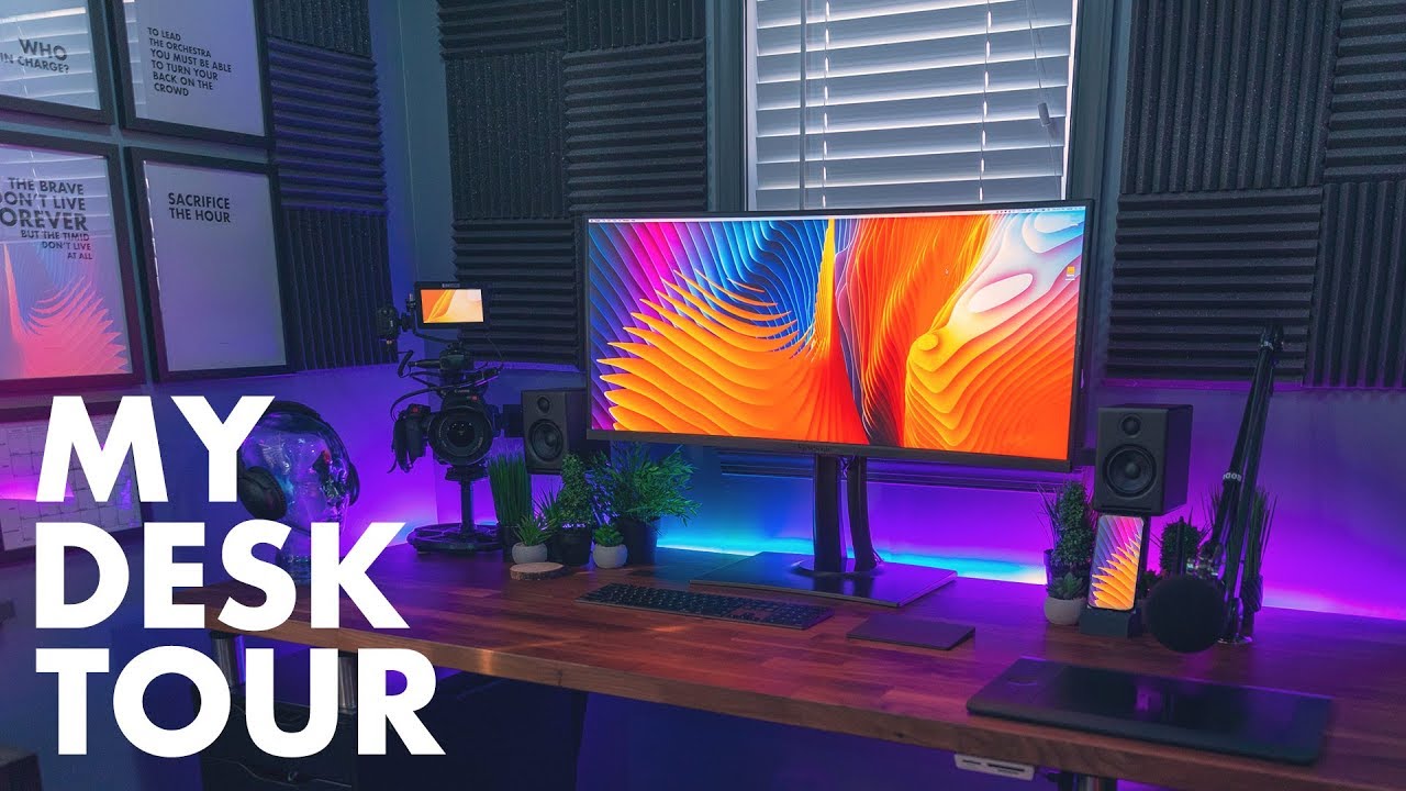 Creative HOME OFFICE Desk Setup Tour! Graphic Designer/Photographer