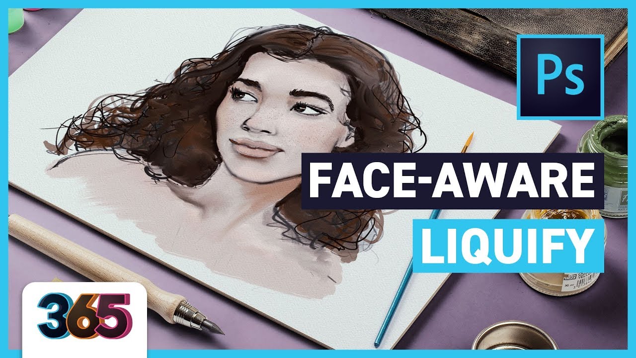 😱 Face-aware Liquify | Photoshop CC Tutorial #76/365 Days Of Creativity ...