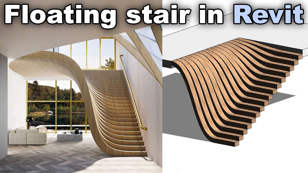 Floating Stairs in Revit Tutorial Dezign Ark