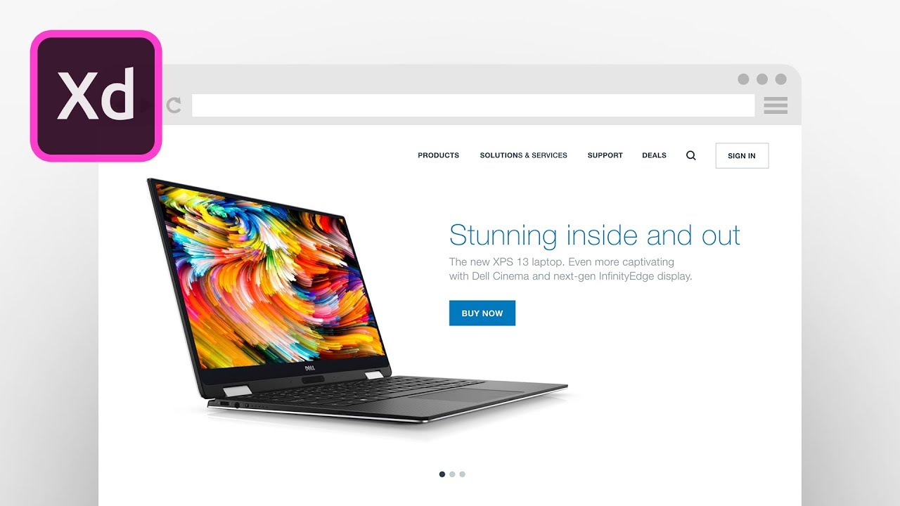 Homepage Header UI Design in Adobe XD - Dezign Ark