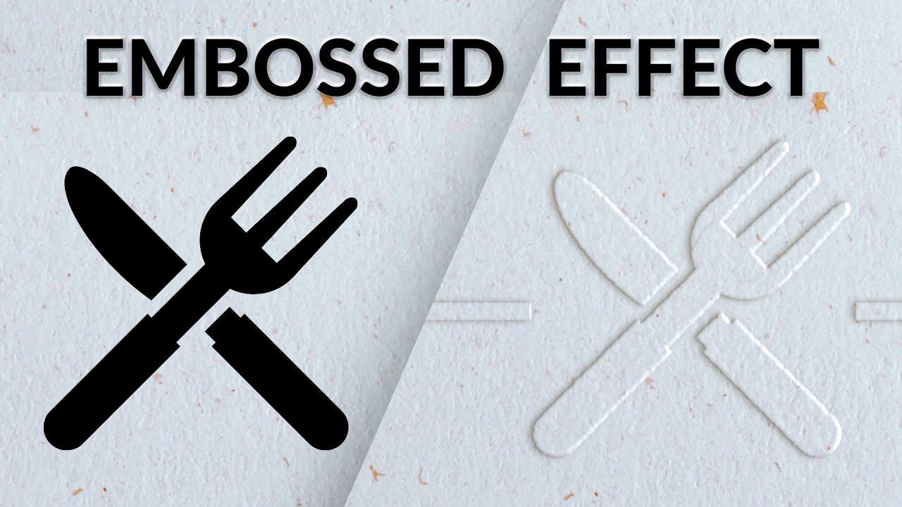 How to Add an Embossed Effect to Text & Logos in Photoshop - Dezign Ark