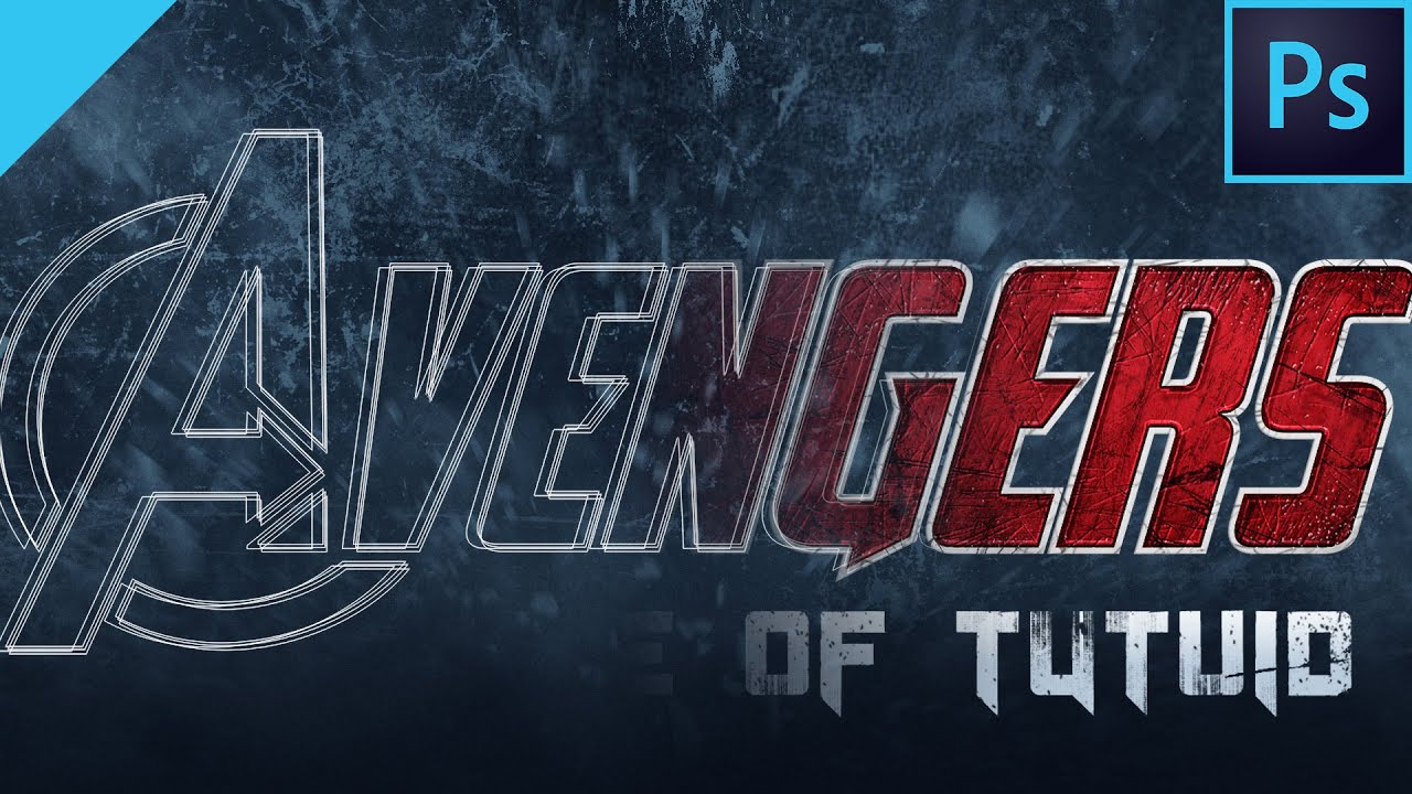 How to Create Avengers Text Effect - Photoshop - Dezign Ark