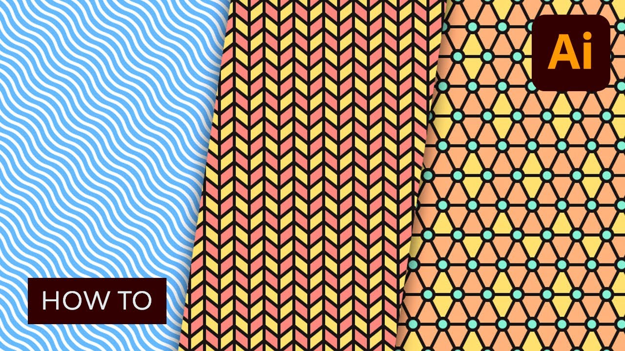 How To Create Line Patterns In Adobe Illustrator Dezign Ark