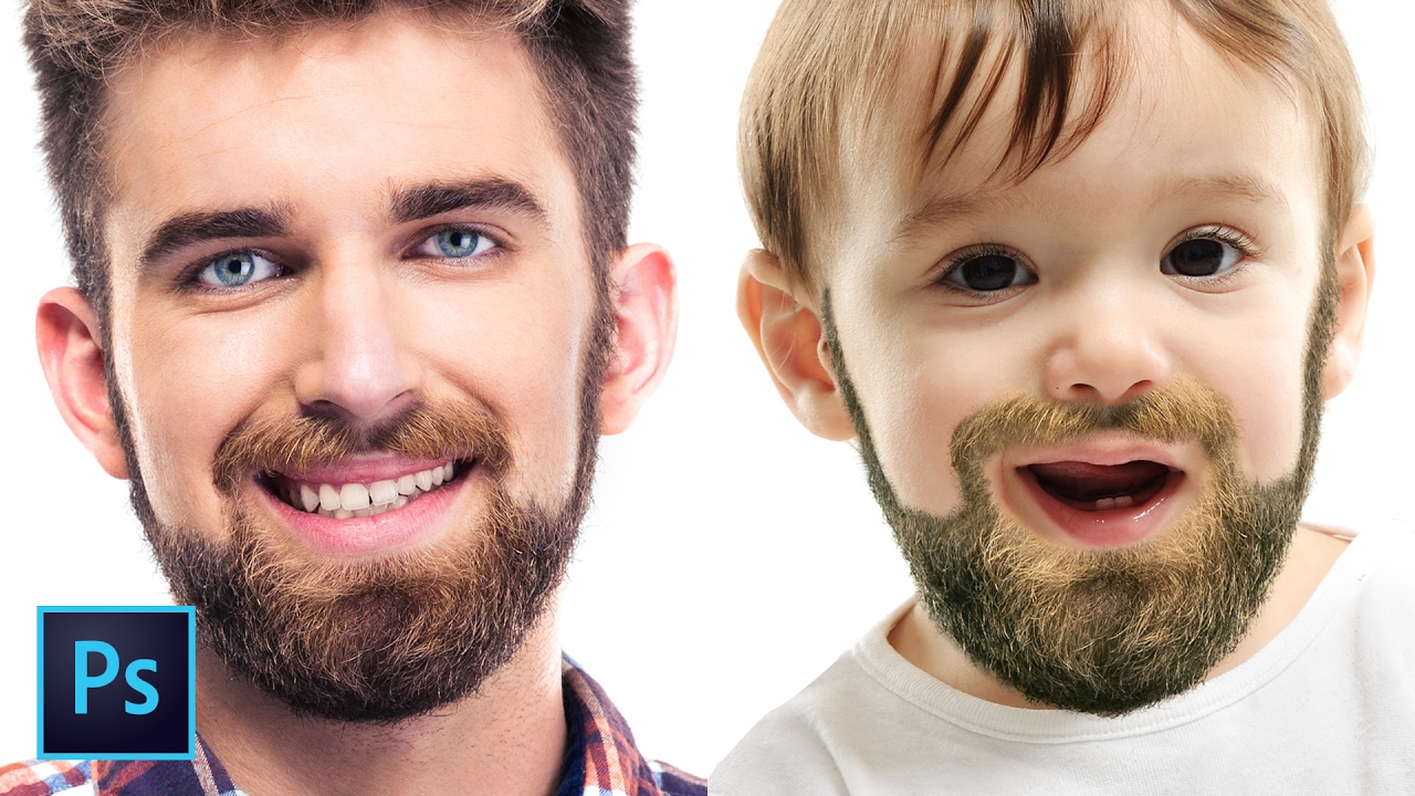 Как сделать себе бороду в photoshop