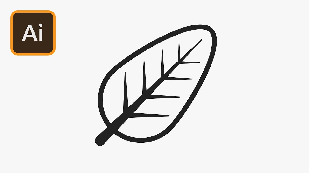 How To Design A Leaf Logo In Illustrator Tutorial Dezign Ark