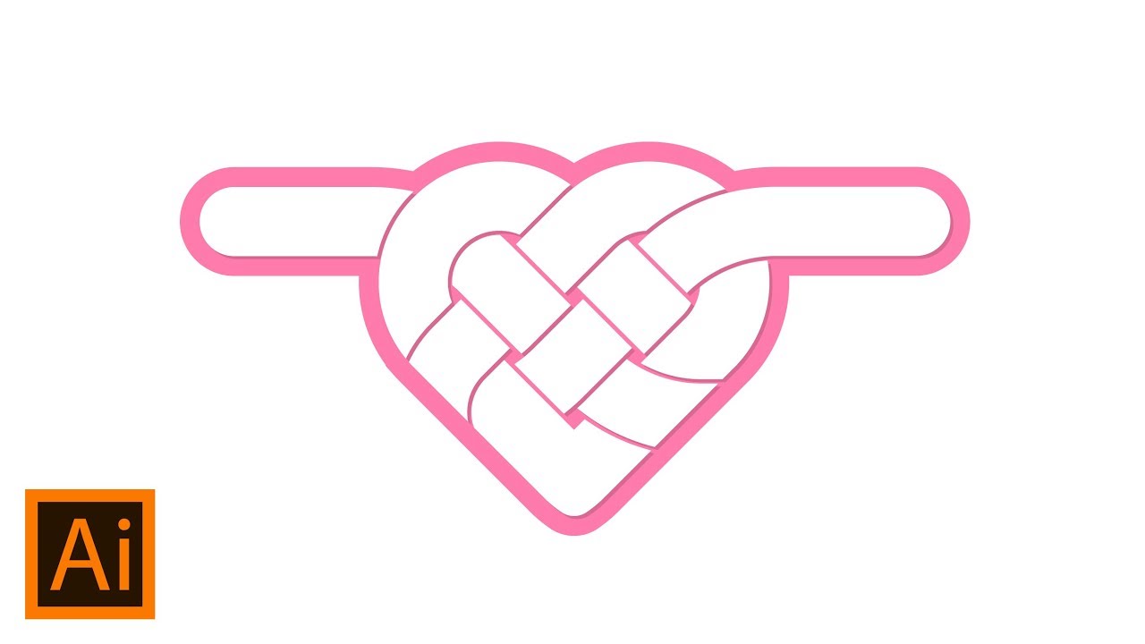 How to Draw Celtic Heart Knot in Adobe Illustrator - Dezign Ark